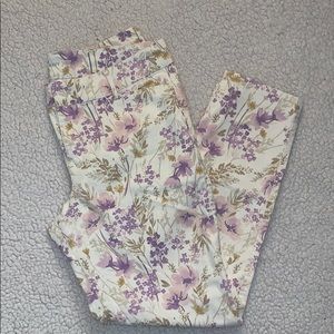 Floral Old Navy Pixie Pants